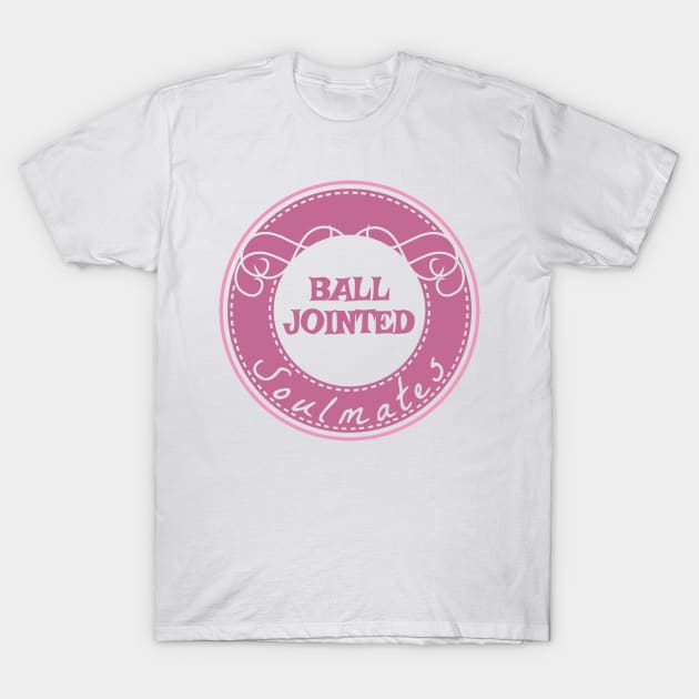 Balljointed Soulmates Design rose T-Shirt by Qwerdenker Music Merch